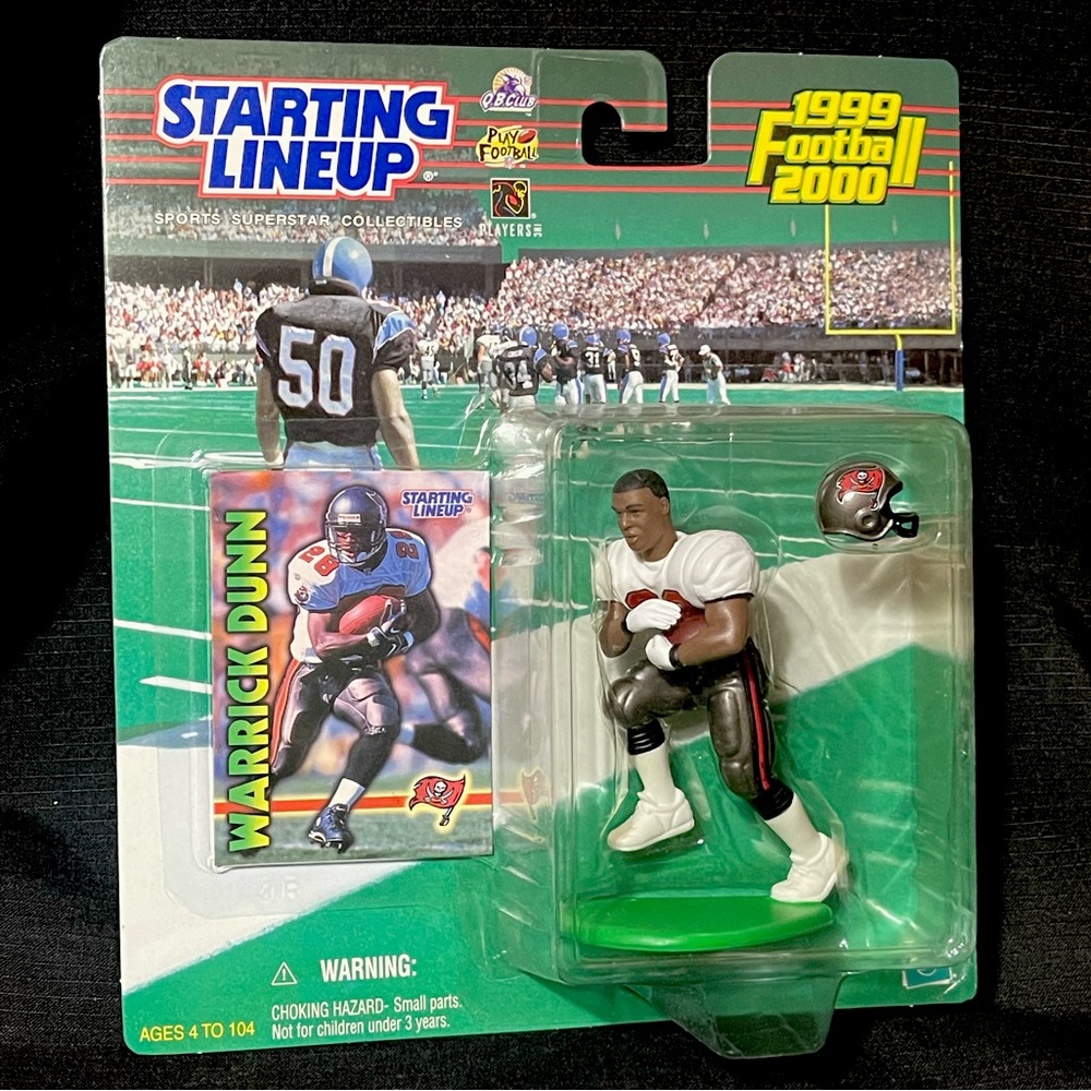 1999-00 Starting Lineup WARRICK DUNN Tampa Bay Buccaneers Figure
